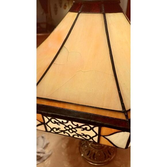 1890s THE B&H (Bradley and Hubbad oil lamp converted to electric "can b turñed b - Picture 13 of 14